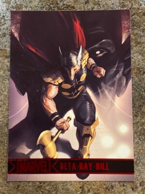 2012 Marvel Greatest Heroes Base #05 #5 BETA RAY BILL Red Foil * 