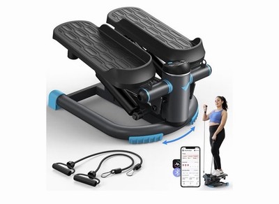 MERACH Mini Stepper Fitness 2 in 1 Für Zu Hause, Leise Twister 150 Kg Mit Lcd-Di