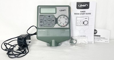 Orbit 6 Station Easy Dial Sprinkler Irrigation Timer Model 57876 Unused Manual