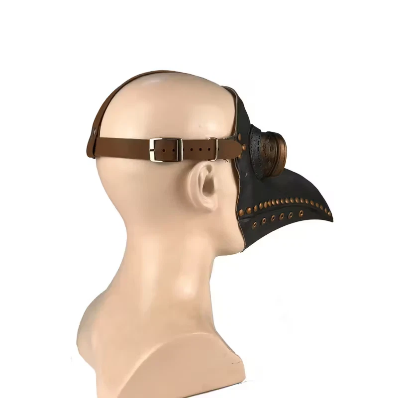 Plague Doctor Mask Costume Accessory Haloween Cosplay Gothic - Image 2 of 4