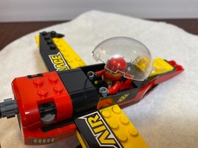 Lego 60144 City Air Race Plane 99% Complete w/Instructions 2017 (1 pc missing)