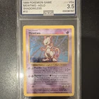 Wizards of the Coast Pokemon Base Set Shadowless Mewtwo Holo 10/102 AGS 3.5