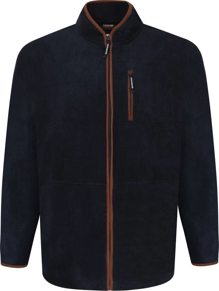 Espionage Microfleece Jacket For Men in 2 Colours, 2XL-8XL - Image 2 of 2