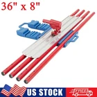 Bull Concrete Float 36" x 8" Concrete Tool Trowel Float with 4 Handle Round End