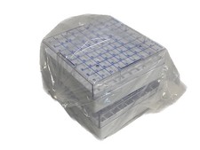 New (2) NALGENE 81-Place PC Cryo Centrifuge Tube Storage Boxes w/Grid 5026-0909