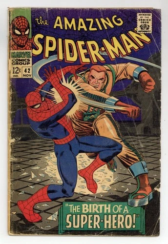 Amazing Spider-Man #42 GD- 1.8 1966 3rd app. Mary Jane (cameo, face shown)