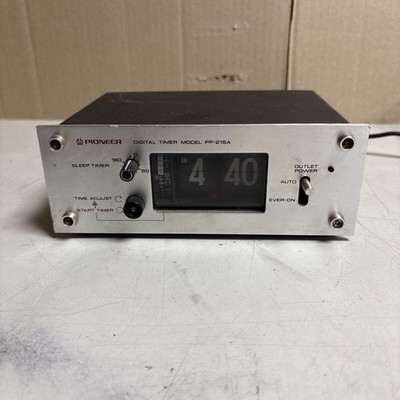 Pioneer PP-215A Digital timer model Alarm Flip Clock Audio