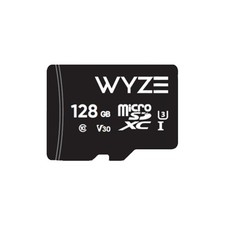 Wyze Expandable MicroSDXC Card Class 10,Storage 128GB , Black 128GB,