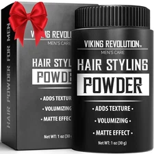 Viking Revolution Hair Styling Powder for Men - Easy to 1 Ounce (Pack of 1) 