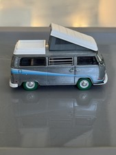 GreenLight 1972 VW Type 2 Campmobile Gray Pop-Up Camper 1:64 Diecast