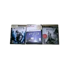 PS3 Assassin's Creed 1, 2 & 3 Bundle for PS3, 1 & 3 CIB. 