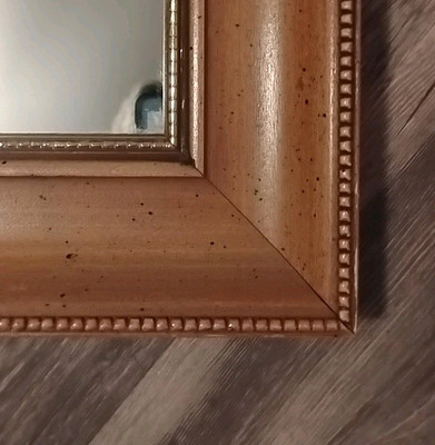 【TENNY THE MAN】フランス製　アンティーク　ビンテージ　陳列 Turner Mfg. Co. A Quality Fashion Plate Mirror 16×20 Framed 21×25