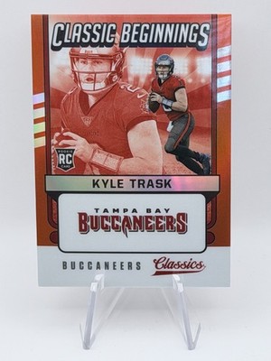 Kyle Trask 2021 Panini Classics Classic Beginnings Orange /10 Buccaneers RC SSP