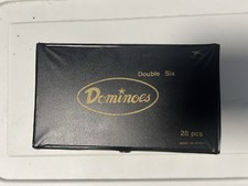 Dominoes Set In Black Case