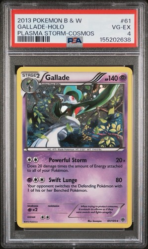 Gallade graded PSA 4 for sale on eBay