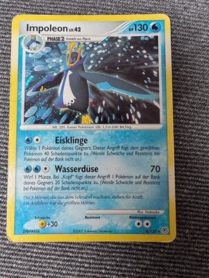 Pokémon Impoleon LV.42 Holo Rare Diamant & Perl 4/130 Deutsch TCG Karte