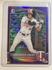 2025 Bowman Walker Jenkins Chrome Prospects Purple Refractor #/250 Twins
