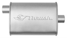 Walker Exhaust Muffler Hush Super Turbo 2 14 Inlet2 14 Outlet Steel Ea. 17631