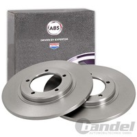 2X A.B.S. Bremsscheiben 277Mm Vorne Passend FüR Bertone Freeclimber Daihatsu