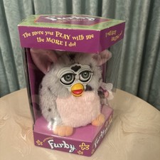 Tiger Furby 70-800 Electronic Interactive Toy Pink and Grey. New Factory Sealed