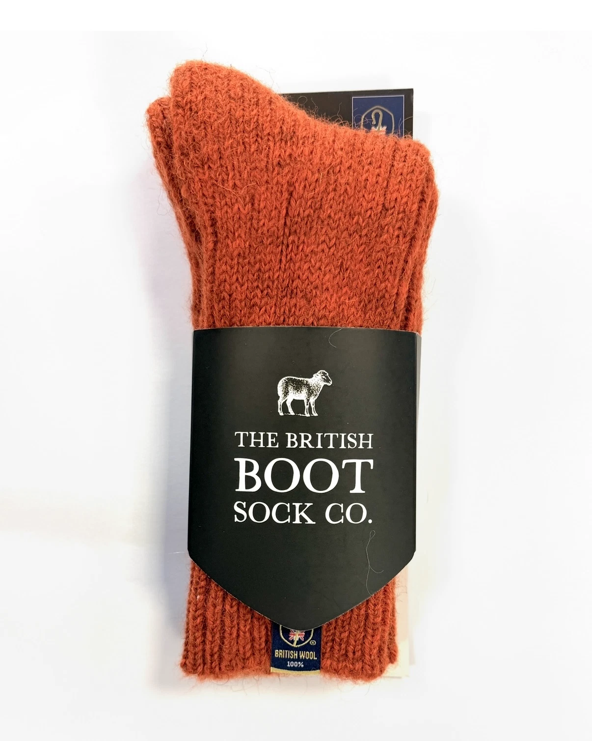 100% British Wool Boot Socks – Burnt Orange | Women's Luxury Wool Socks UK 4-7
Opens in a new window