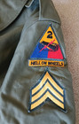 VTG OG-107 Military Overcoat Jacket w/ Liner Mens Small Reg Hell on Wheels SGT — photo 2
