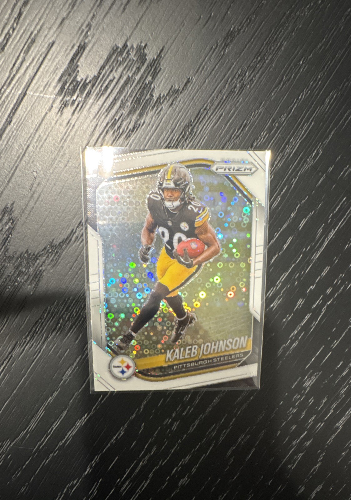 2025 Panini Prizm - Rookies Kaleb Johnson #375 No Huddle Prizm (RC)