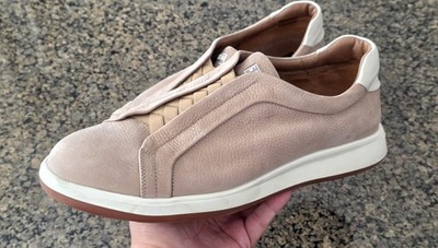 Fratelli Rossetti Men's Nubuck Sneakers Size 11.5 12.5 US Designer 47114 411 Bei