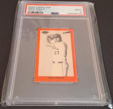 Topps 2024 206 Mike Trout Old Mill Back T210 Series PSA 9 Los Angeles Angels