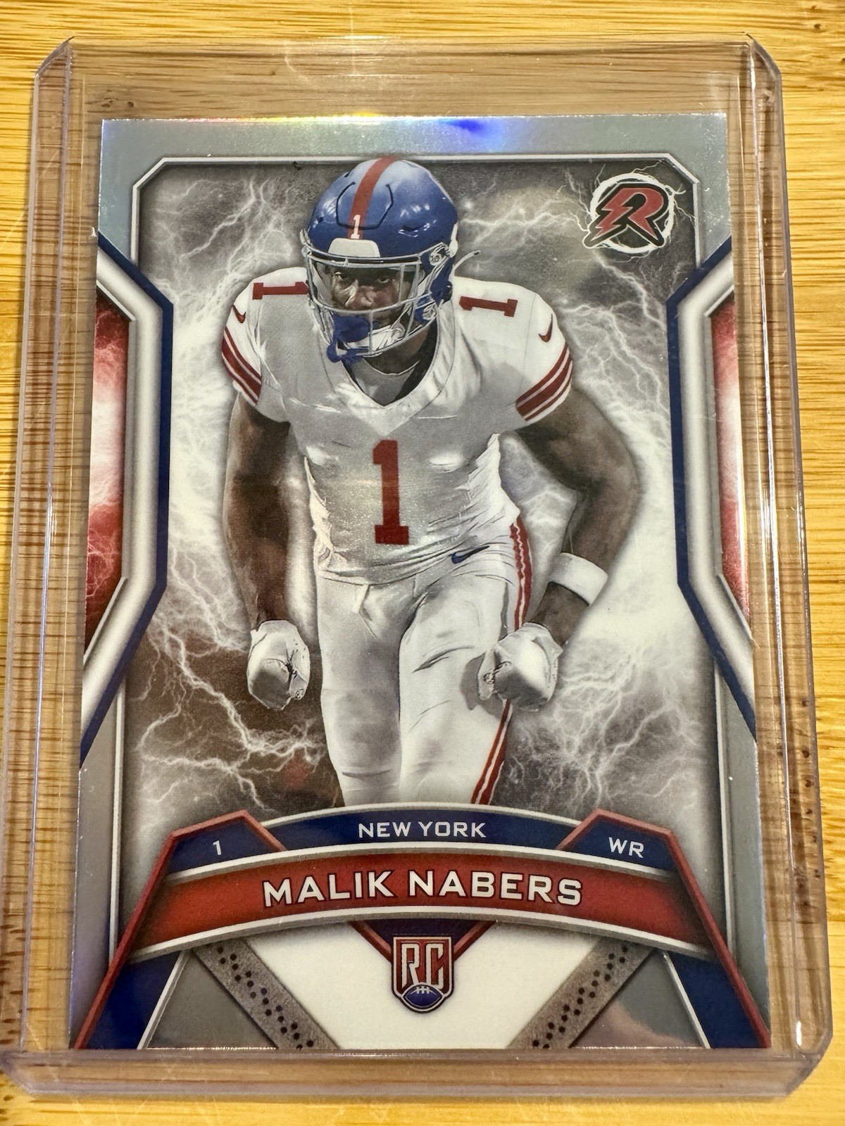 2024 Topps Resurgence Refractor Malik Nabers 170 RC Giants SP