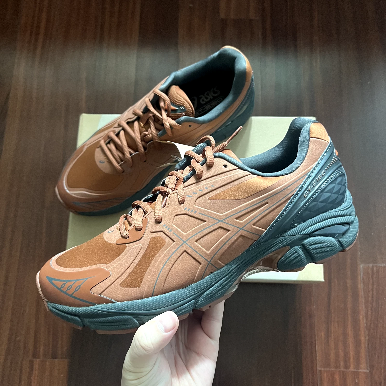 Scarpe da corsa uomo ASICS GT 2160 NS marrone ruggine 1203A375