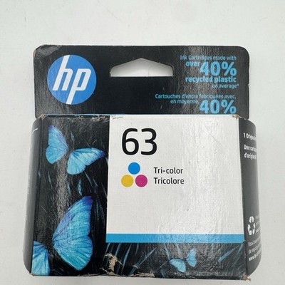 Genuine HP 63 Tri-Color Ink Cartridge Exp: 1/23 Sealed