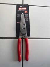 New ICON 9 Inch Long Needle Nose Slip Joint Adjustable Pliers PLSJ9 70612