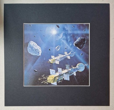 ANGUS MCKIE Nova - Sci Fi Art, 1977 Book Plate Reproduction