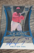 2020 Leaf Trinity - Clear Autographs Hector Yan #CA-HY1 Platinum 13/25 (AU, RC)