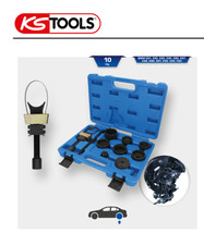 Brilliant Tools Längslenkerbuchsen-Werkzeug-Satz, für Hinterachse BMW, 10-tlg