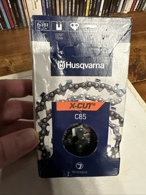 Husqvarna NEW OEM X-CUT XCUT CHAINSAW CHAIN C85 3/8 .058'' 72DL 20'' # 581626972