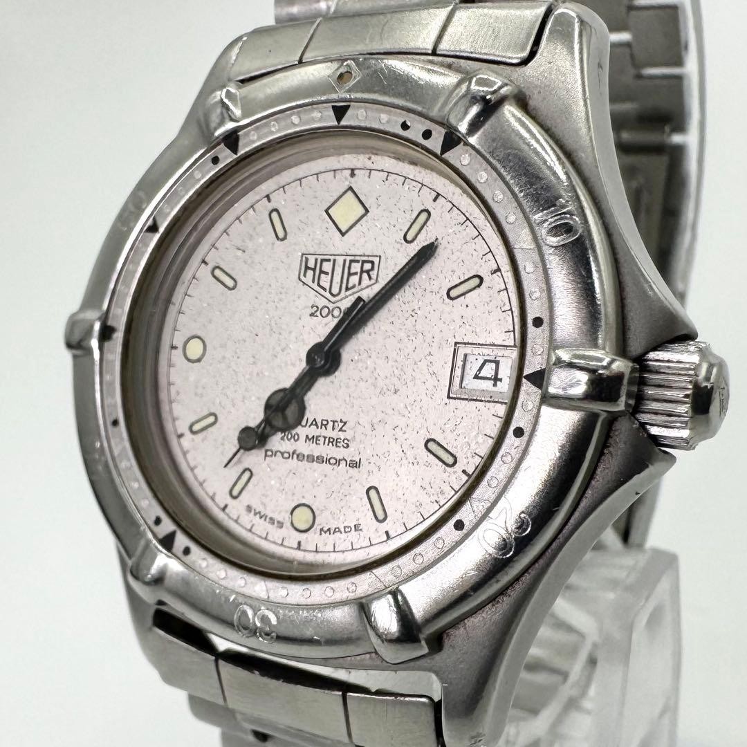 Super Rare/Old Heuer 2000 Professional Antique Watch Men'S