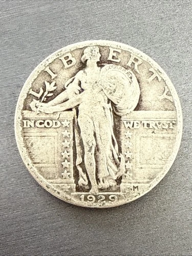 1929 Standing Liberty Quarter Dollar 25C