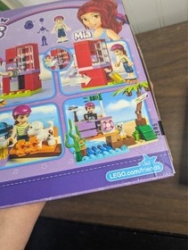 LEGO FRIENDS Heartlake Skate Park & Olivias Beach Buggy 41099 41010 Box Wear Lot