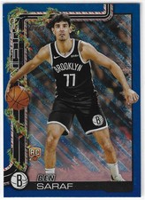 2025-26 Topps Holiday - BLUE METALLIC Ben Saraf #H186 (RC)