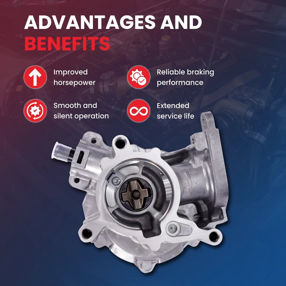 Brake Vacuum Pump for Audi A4 Quattro A5 A6 allroad Q5 TT B8 C7 2.0L 724807290 - Image 4 of 4