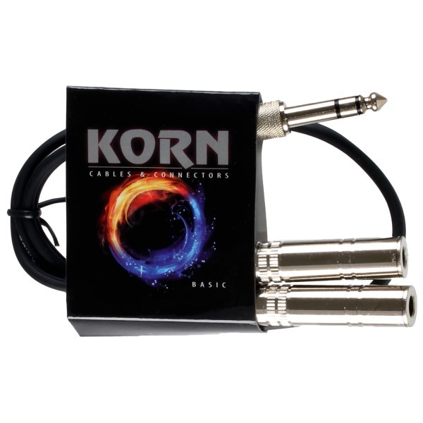 KORN Kabel ECO Adapterkabel 1x Klinke st 2x Klinke mono Neu 1890₽