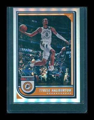 Tyrese Haliburton 2022-23 Panini Hoops Silver #51 Indiana Pacers! 014/199