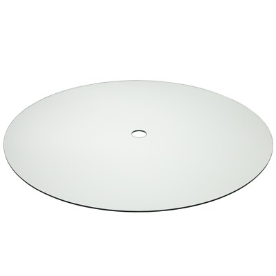 #ad #ad Pro Safe Glass 30quot; Round Tempered Patio Glass Table Top 2quot; Center Hole $139.97