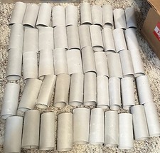 50 Clean Empty Toilet Paper Rolls Cardboard Craft Art Project Tubes