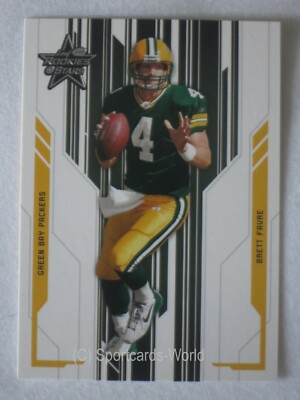 Brett Favre - 2005 Leaf Rookies and Stars #36 - Green Bay PACKERS Playercard