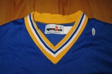 Vintage 70s Spanian Label - Baseball XL V-Neck Jersey SAN MARCOS California