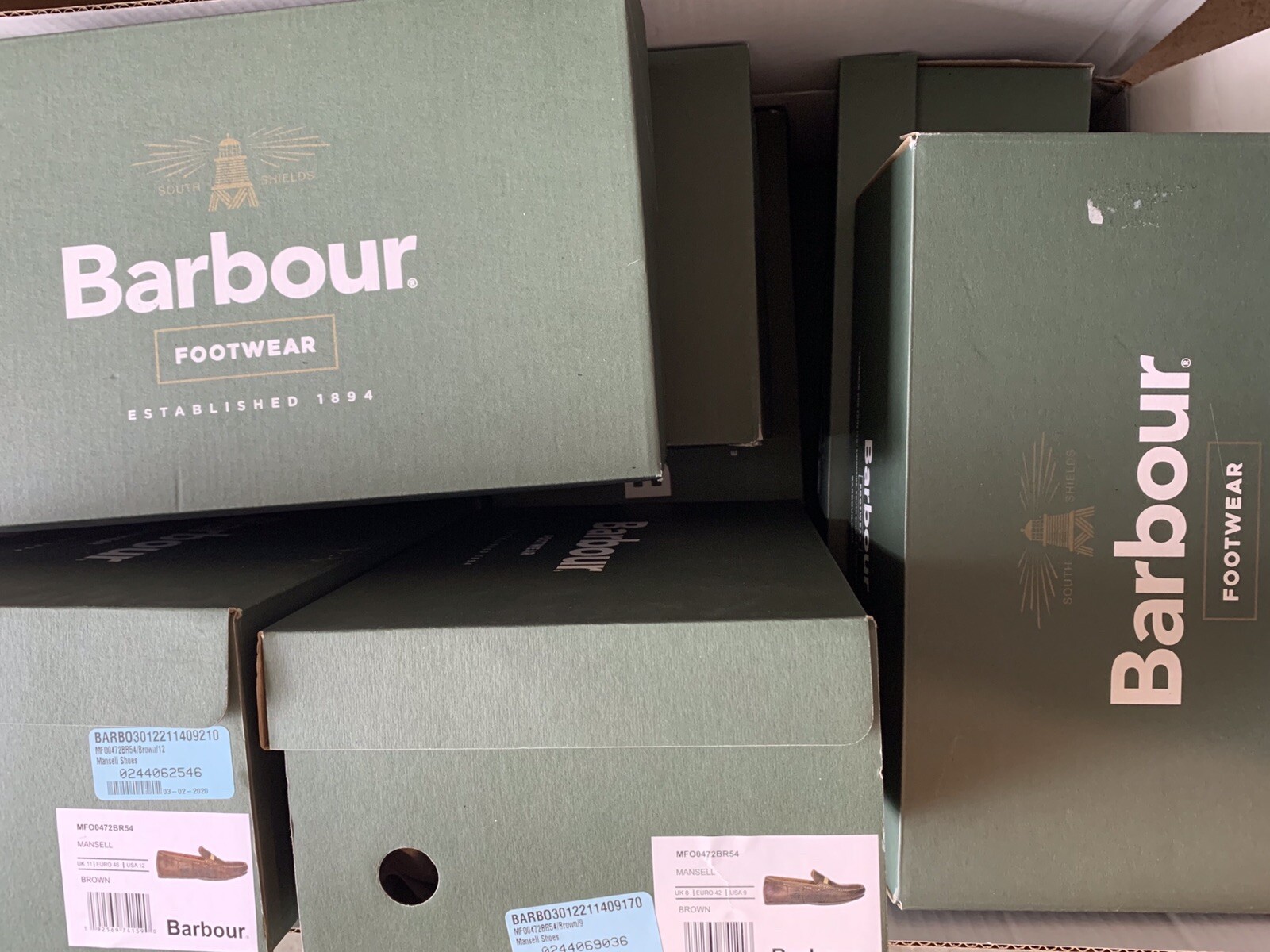 Barbour MANSELL Men's LOAFERS made in 