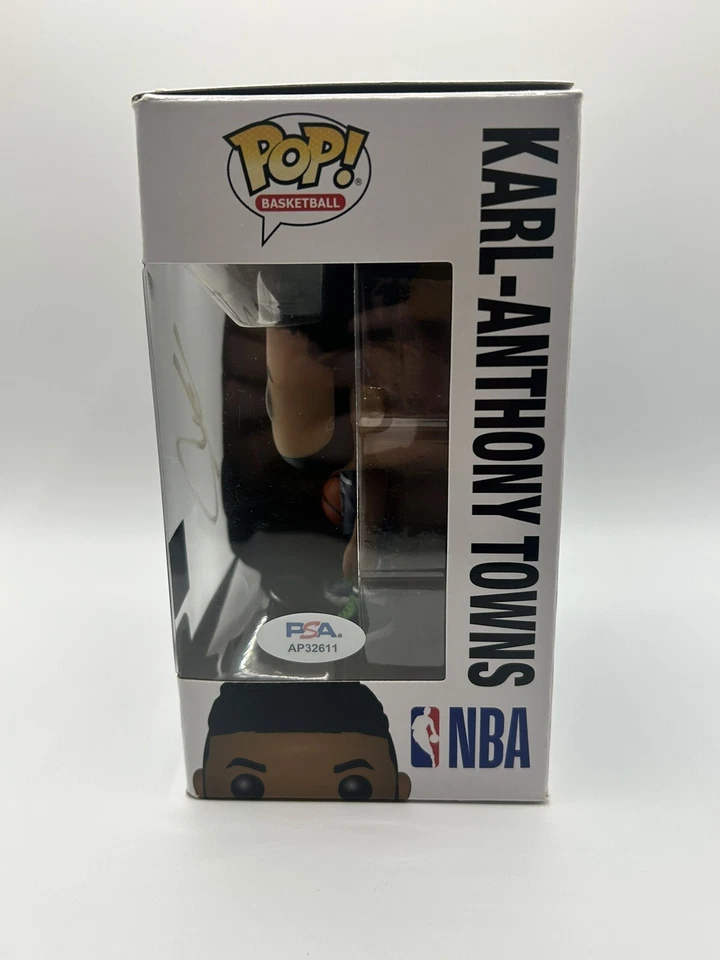 Karl Anthony Towns Autographed Signed Funko Pop PSA COA #39 NBA Timberwolves KAT - Image 3 of 4